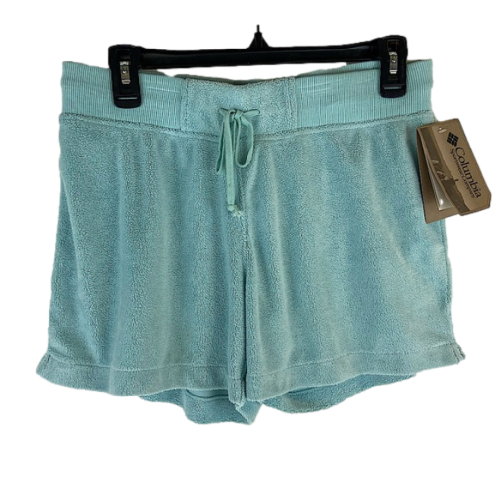 Columbia Terrycloth Pull On Shorts Mint Green Women’s Size Large New With Tags
